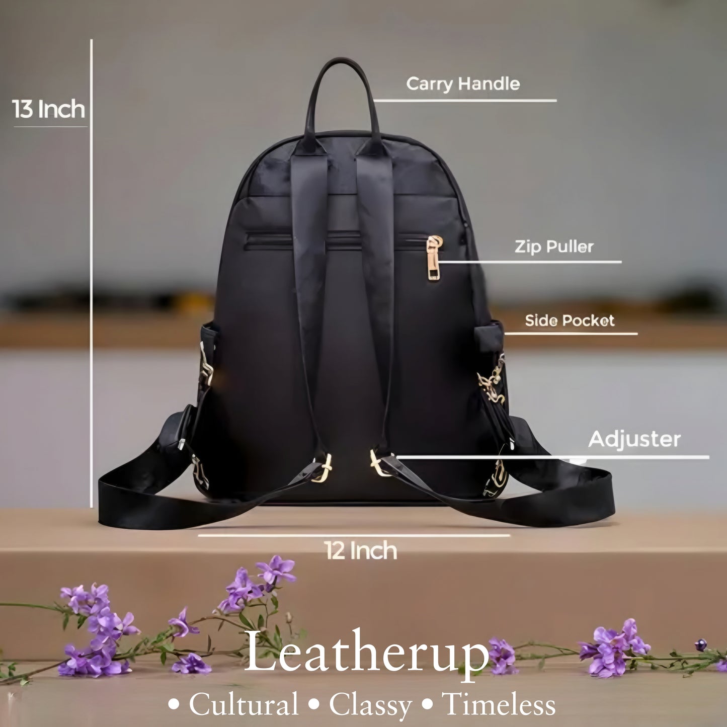 Royal Elephantrix leather Backpack - By Leatherup co.